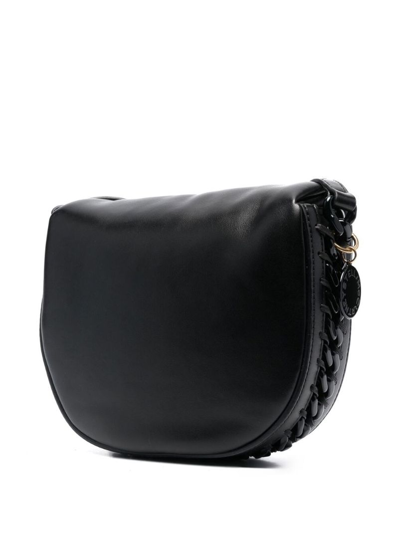 Black Frayme Chain Link Shoulder Bag