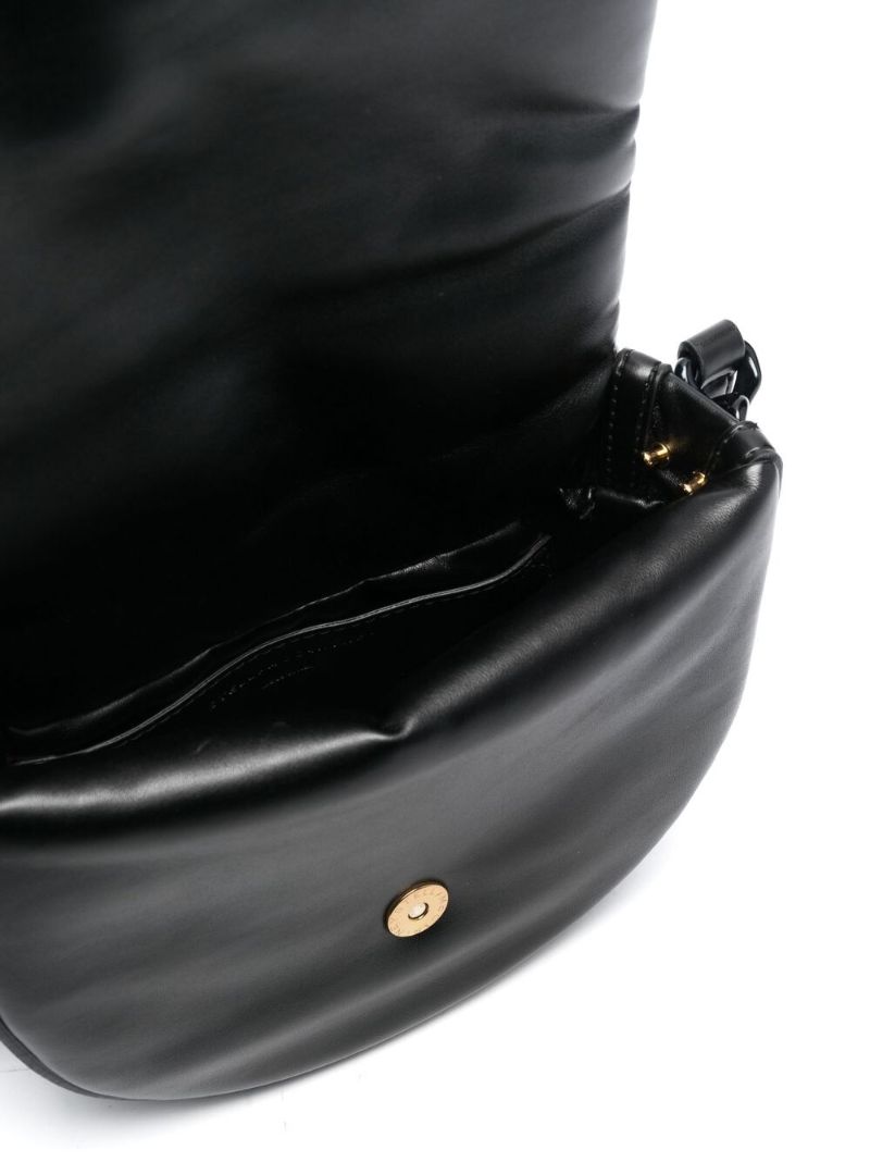 Black Frayme Chain Link Shoulder Bag