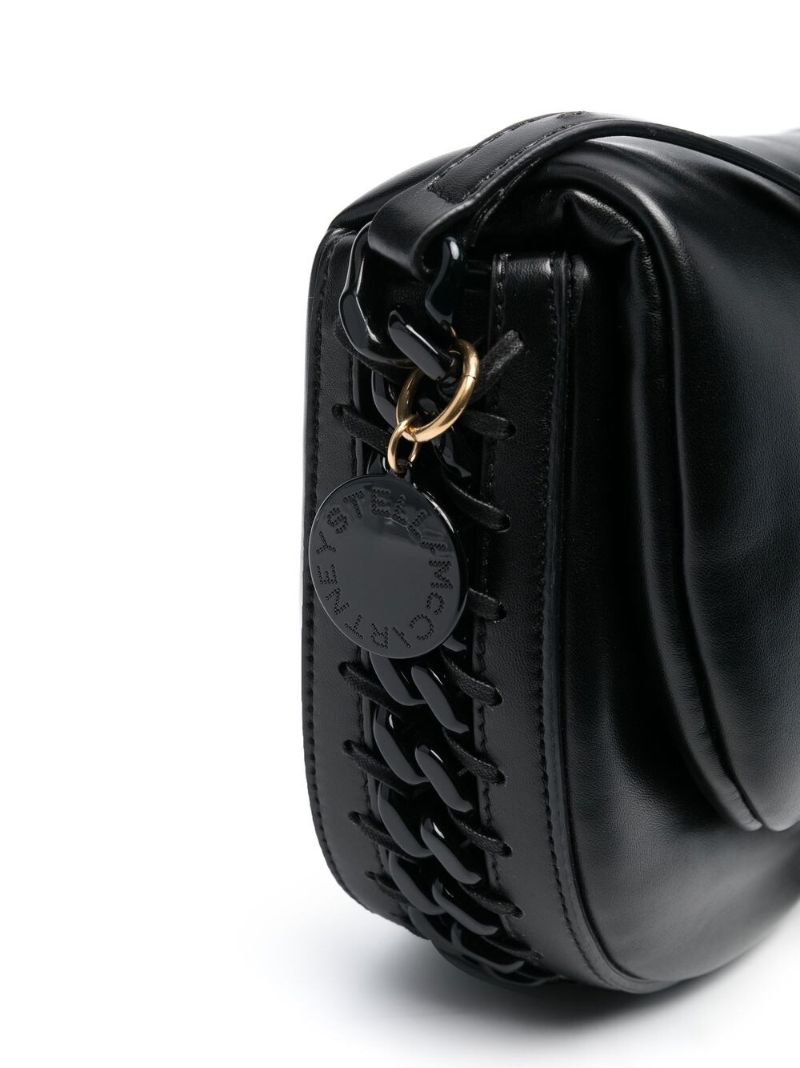 Black Frayme Chain Link Shoulder Bag