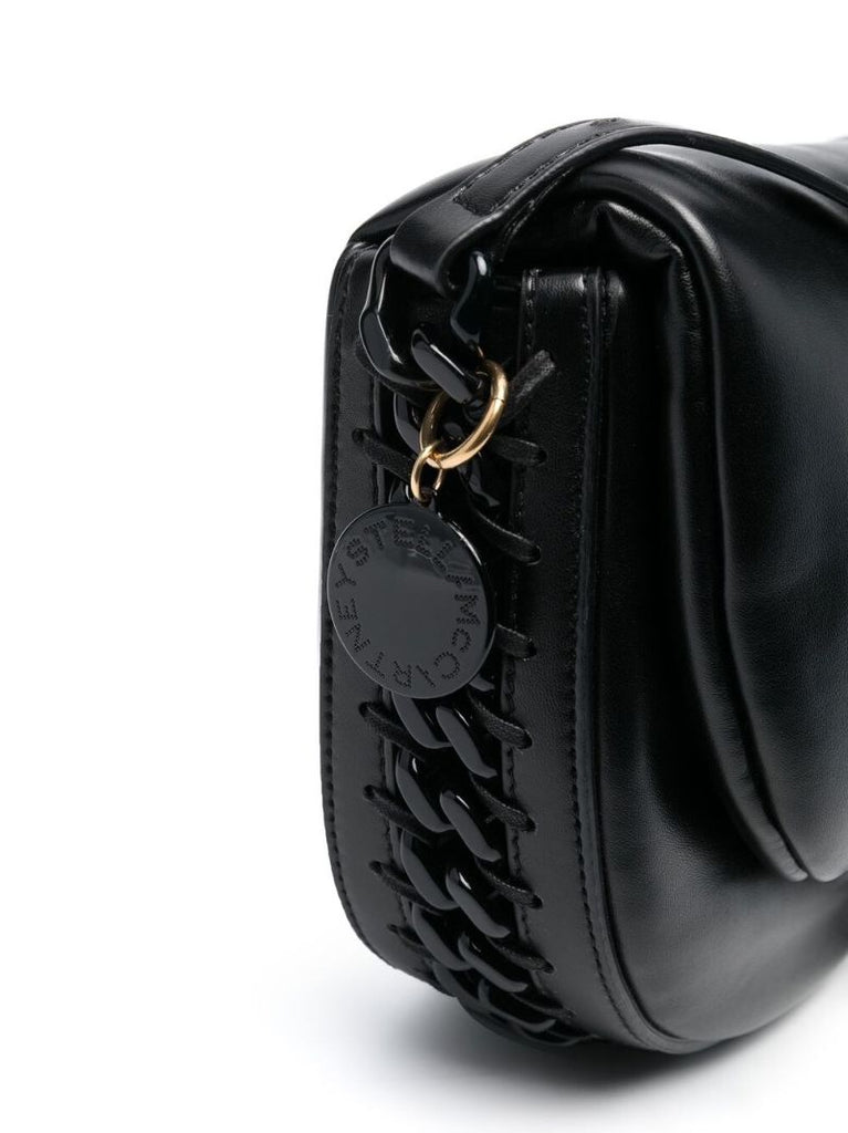 Black Frayme Chain Link Shoulder Bag