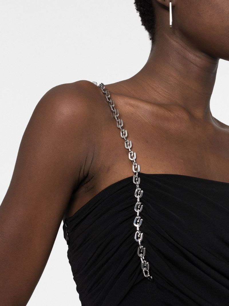 Black G Link Mini Dress