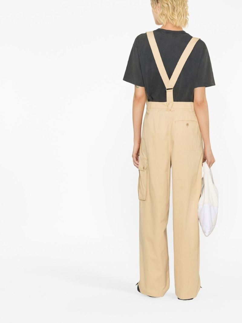 Neutral Braces Cargo Trousers