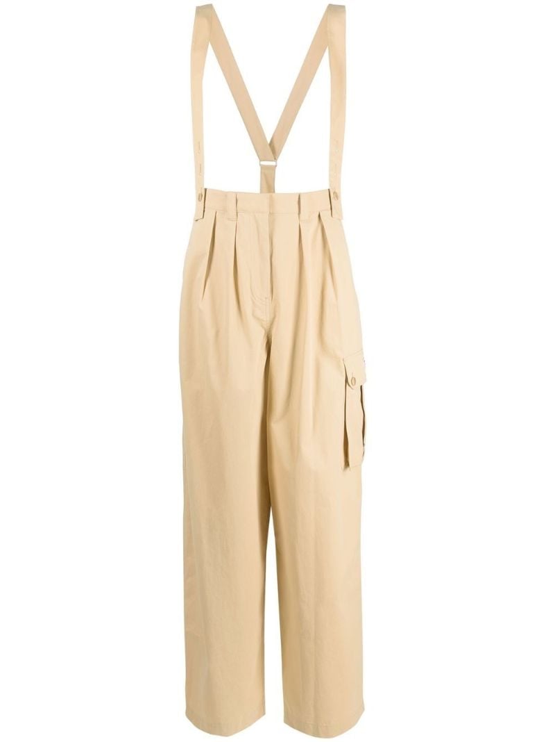 Neutral Braces Cargo Trousers