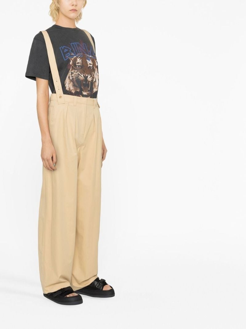 Neutral Braces Cargo Trousers