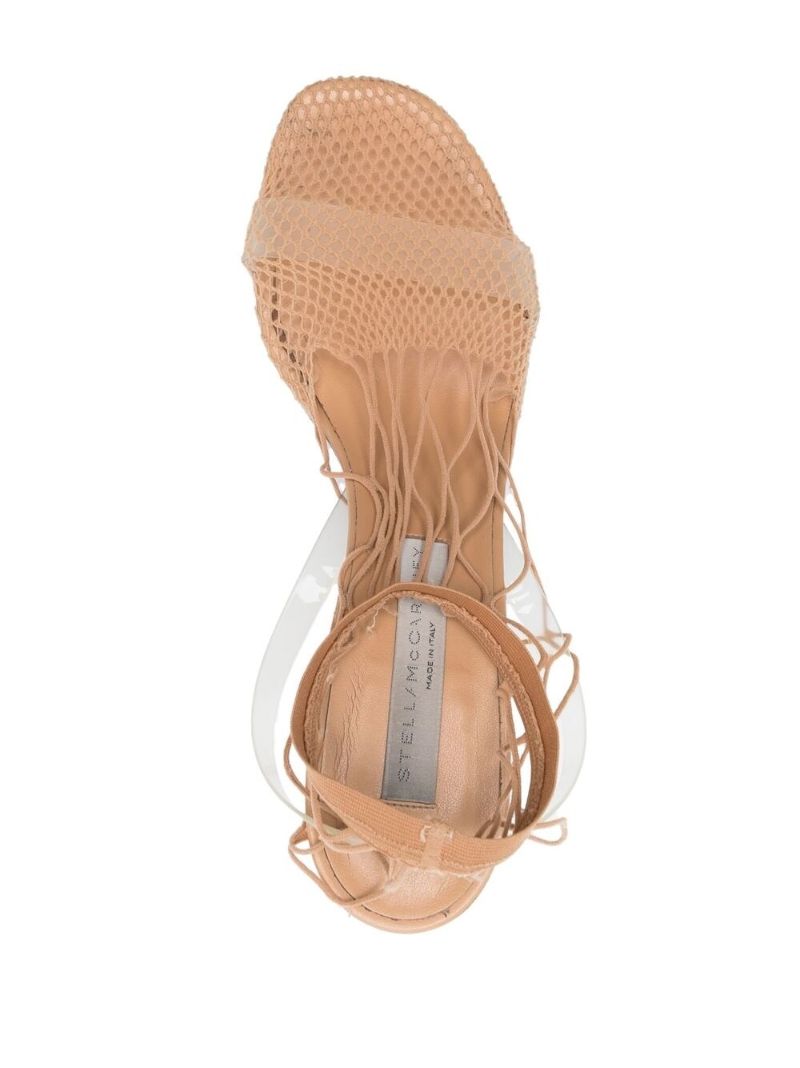 Neutral 100 Fishnet Sandals