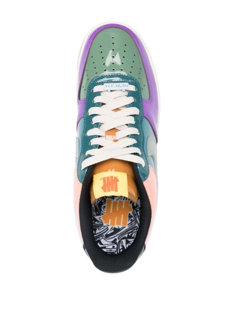 X Undefeated Blue Air Force 1 Low Sneakers
