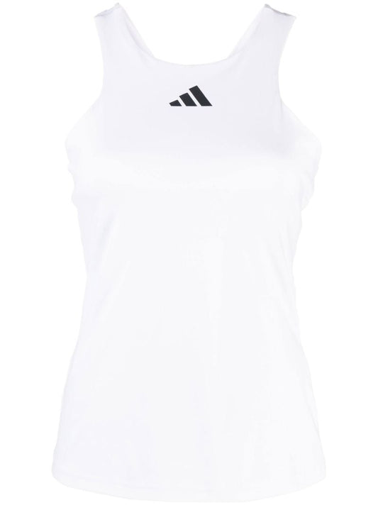 White Tennis Y-tank Top