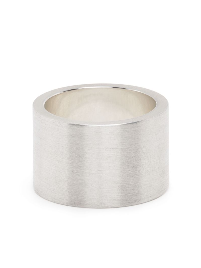Sterling Silver La 17g Brushed Ribbon Ring