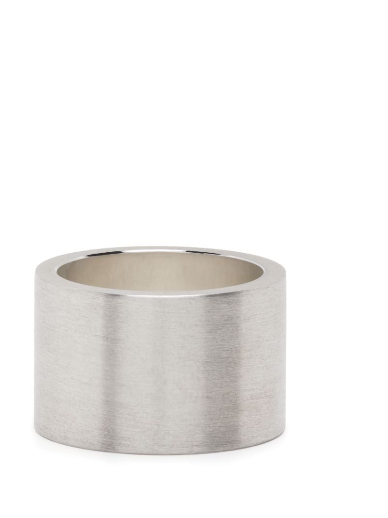 Sterling Silver La 17g Brushed Ribbon Ring