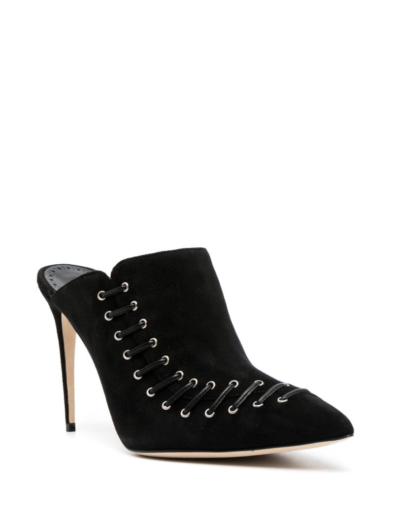 Black Dobre 105 Suede Mules