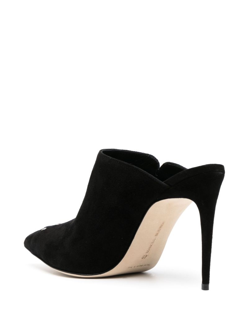 Black Dobre 105 Suede Mules