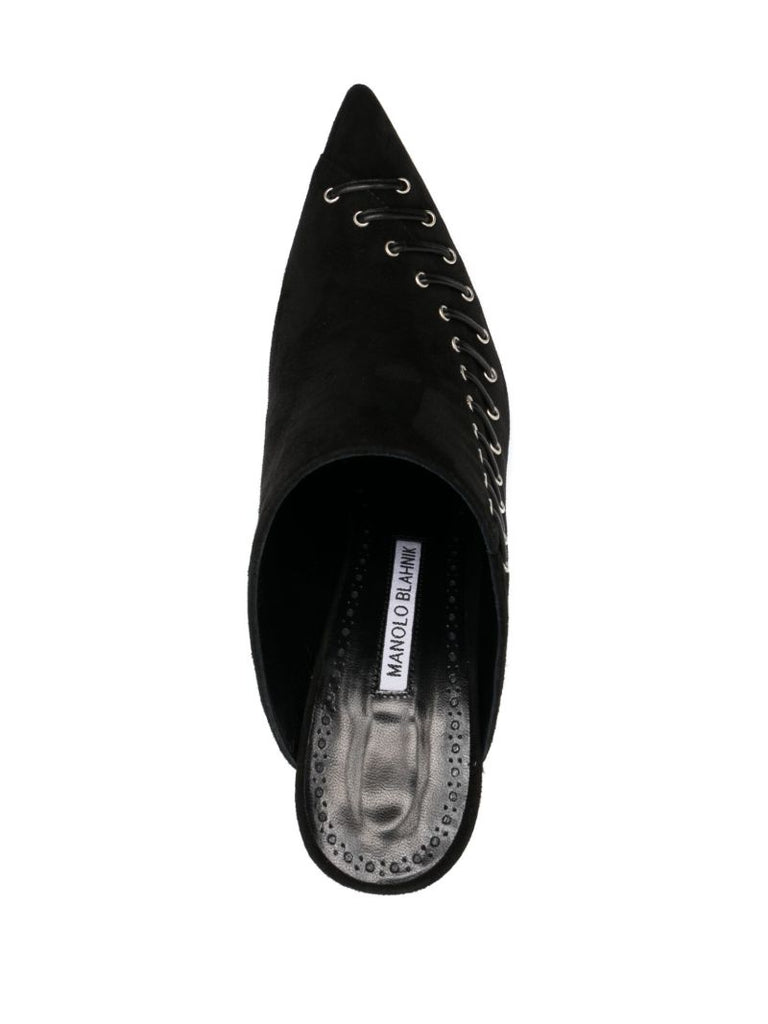 Black Dobre 105 Suede Mules