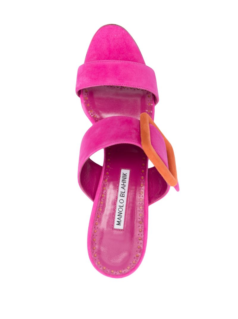 Pink Gable 70 Suede Sandals