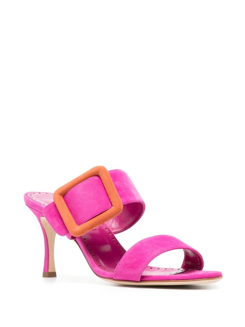 Pink Gable 70 Suede Sandals