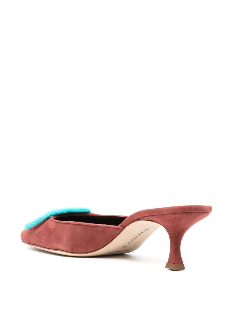 Orange Maysalebi 50 Suede Mules