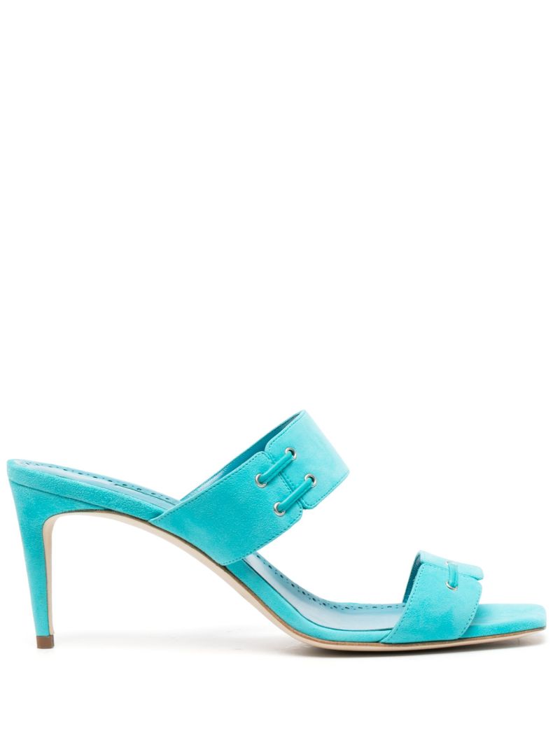 Blue Nebre 70 Double Strap Sandals