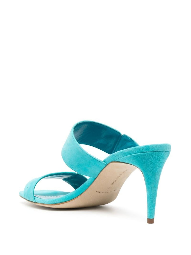 Blue Nebre 70 Double Strap Sandals