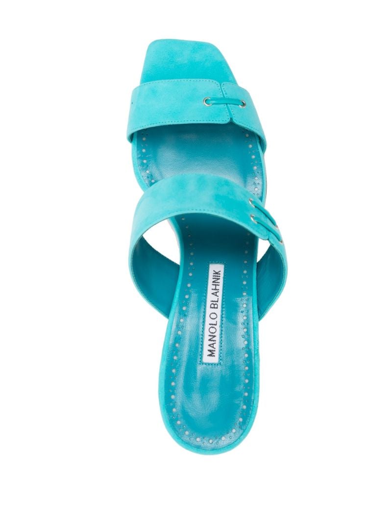 Blue Nebre 70 Double Strap Sandals