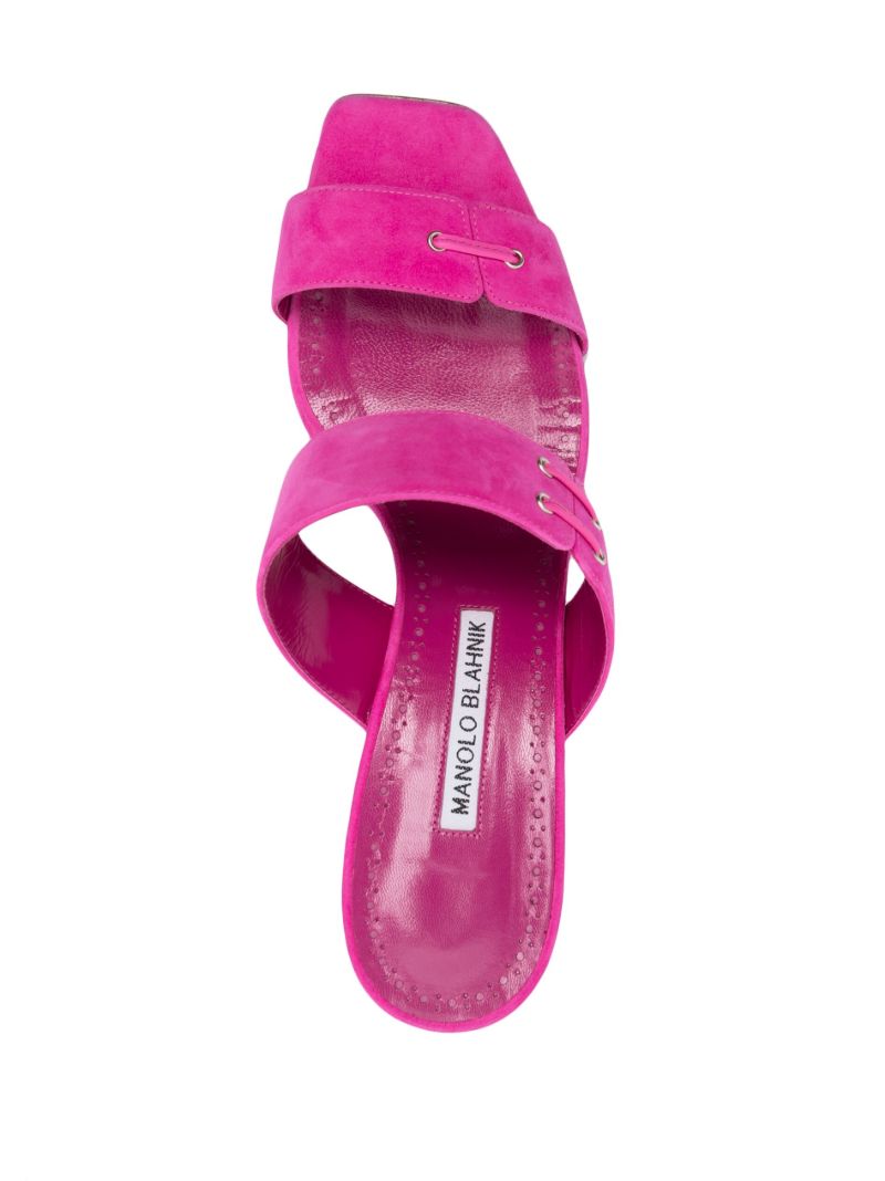 Pink Nebre 70 Double Strap Sandals