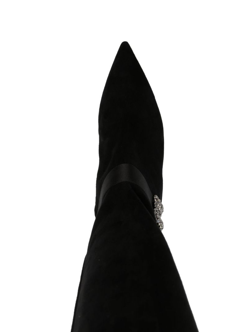 Black Pliniahi 70 Pointed-toe Boots
