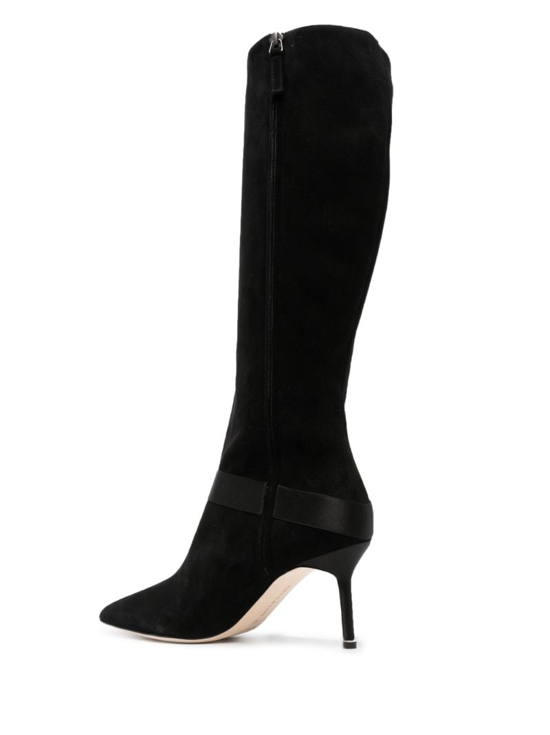 Black Pliniahi 70 Pointed-toe Boots