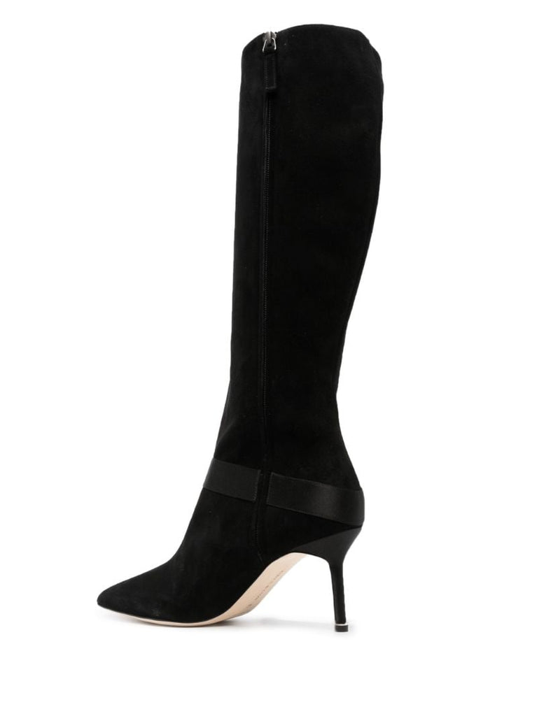 Black Pliniahi 70 Pointed-toe Boots
