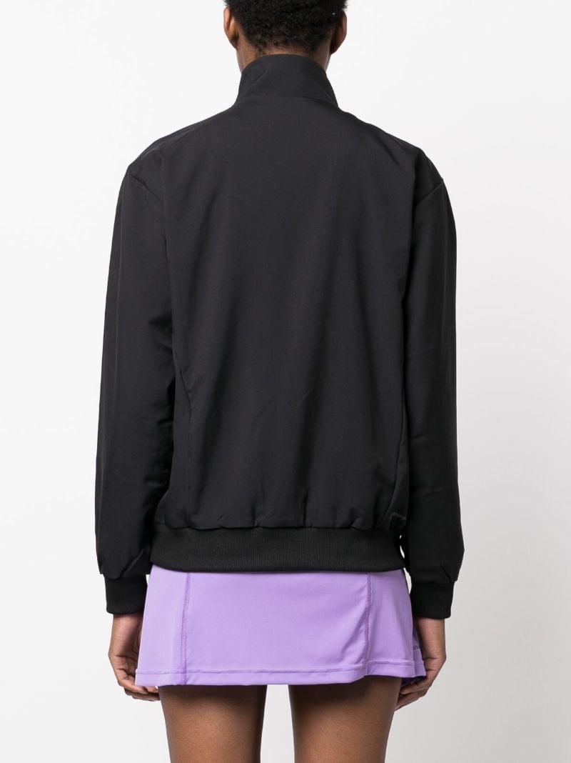 Black Melbourne Woven Logo Jacket