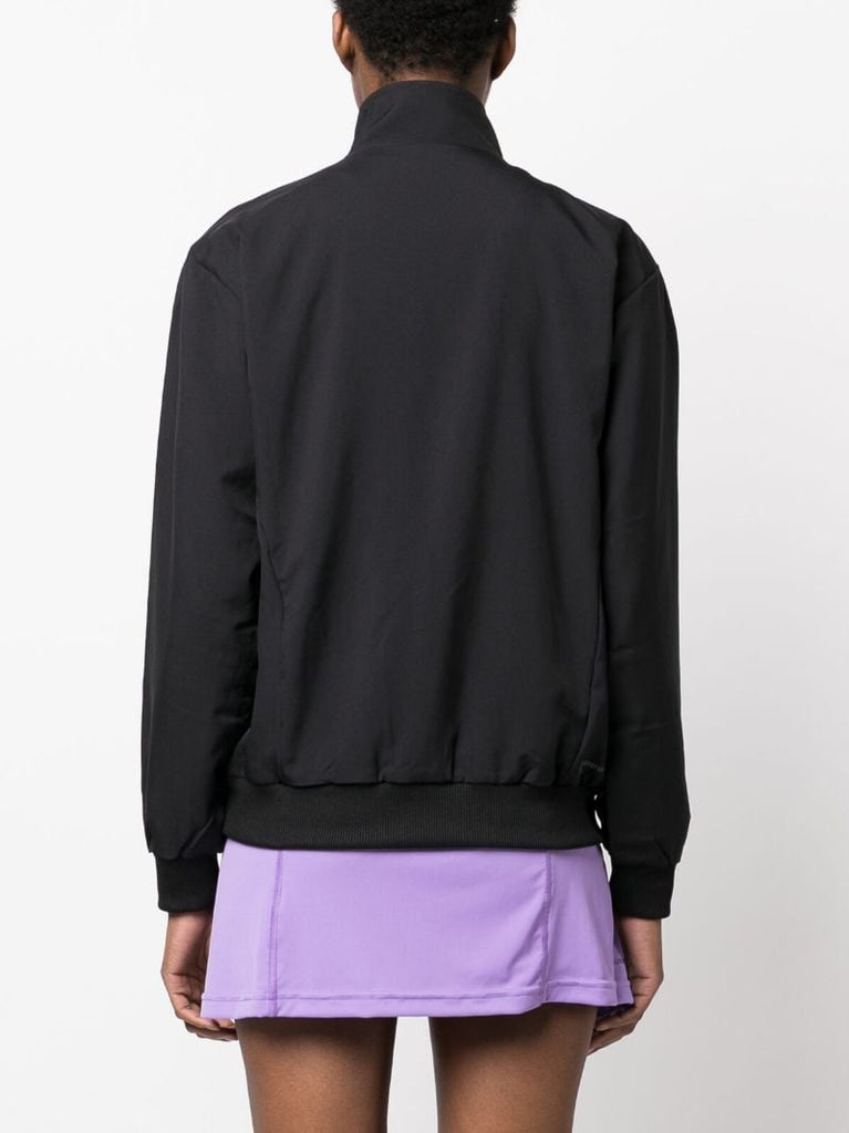 Black Melbourne Woven Logo Jacket