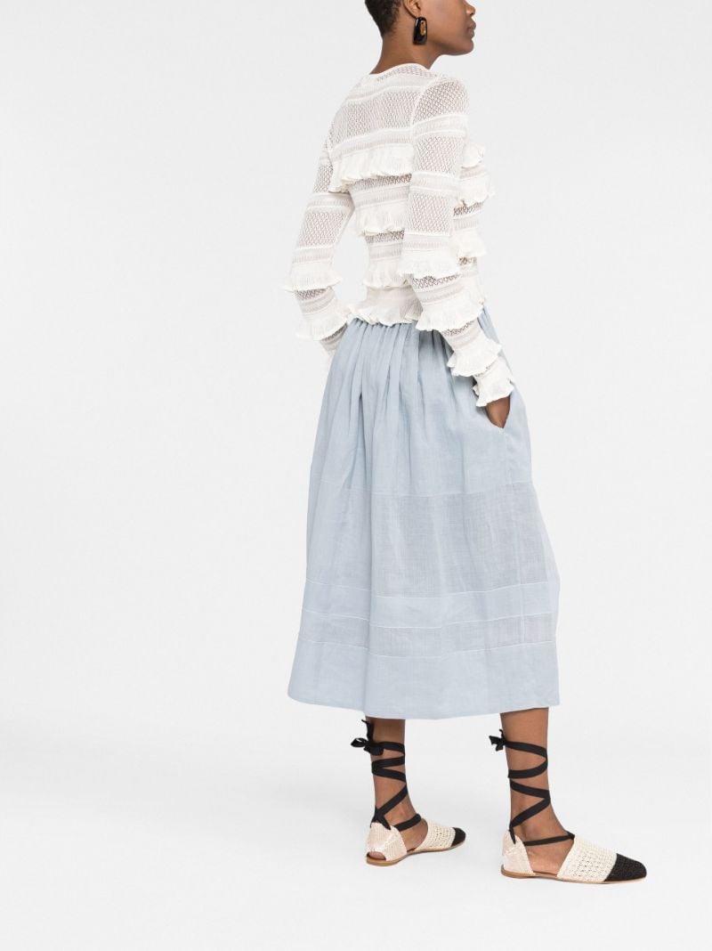 Neutral Wonderland Frill Top