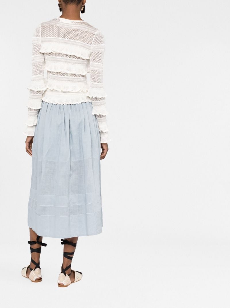 Neutral Wonderland Frill Top