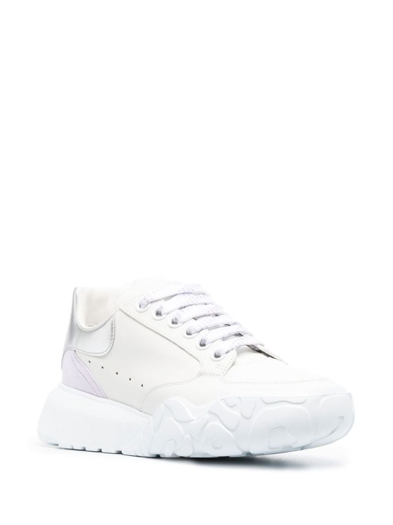 White Court Lace-up Sneakers