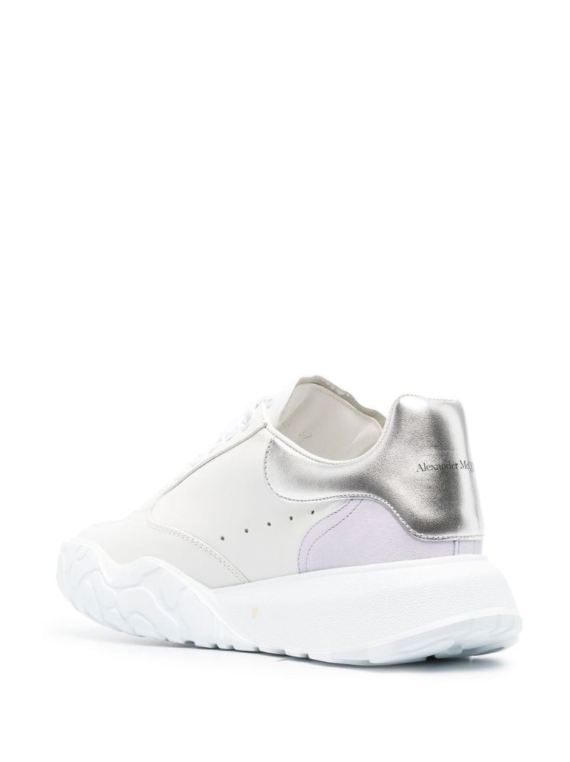 White Court Lace-up Sneakers