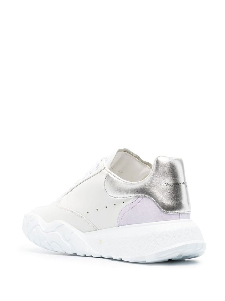 White Court Lace-up Sneakers