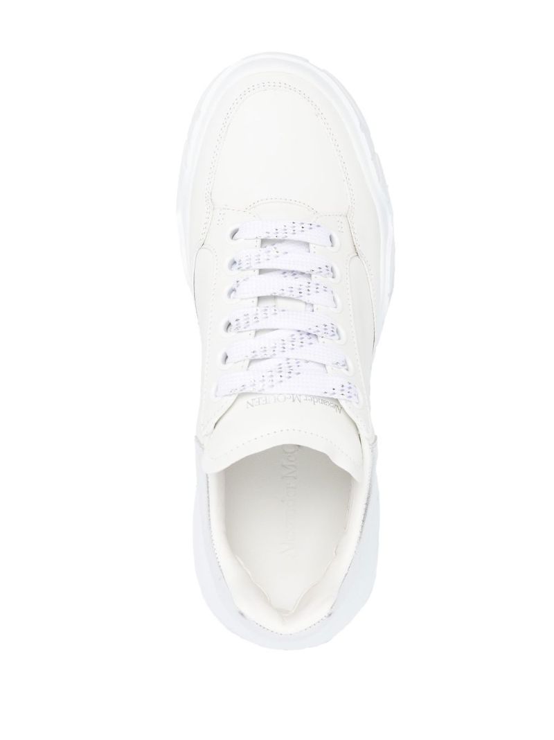 White Court Lace-up Sneakers