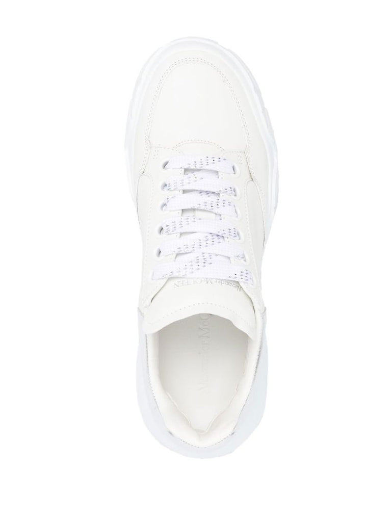 White Court Lace-up Sneakers