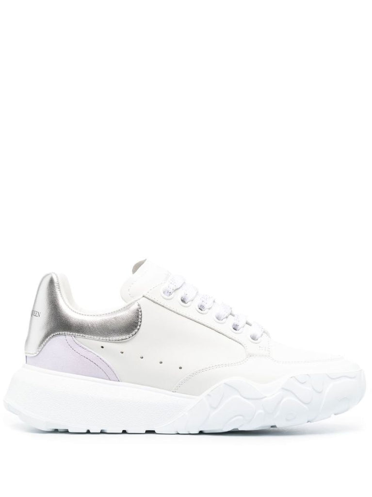 White Court Lace-up Sneakers