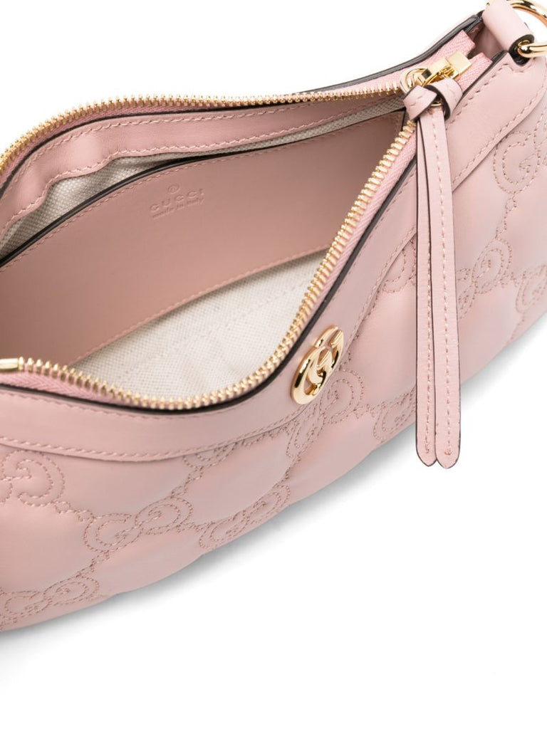 Pink Gg MatelassÃ_x0083_Â© Shoulder Bag