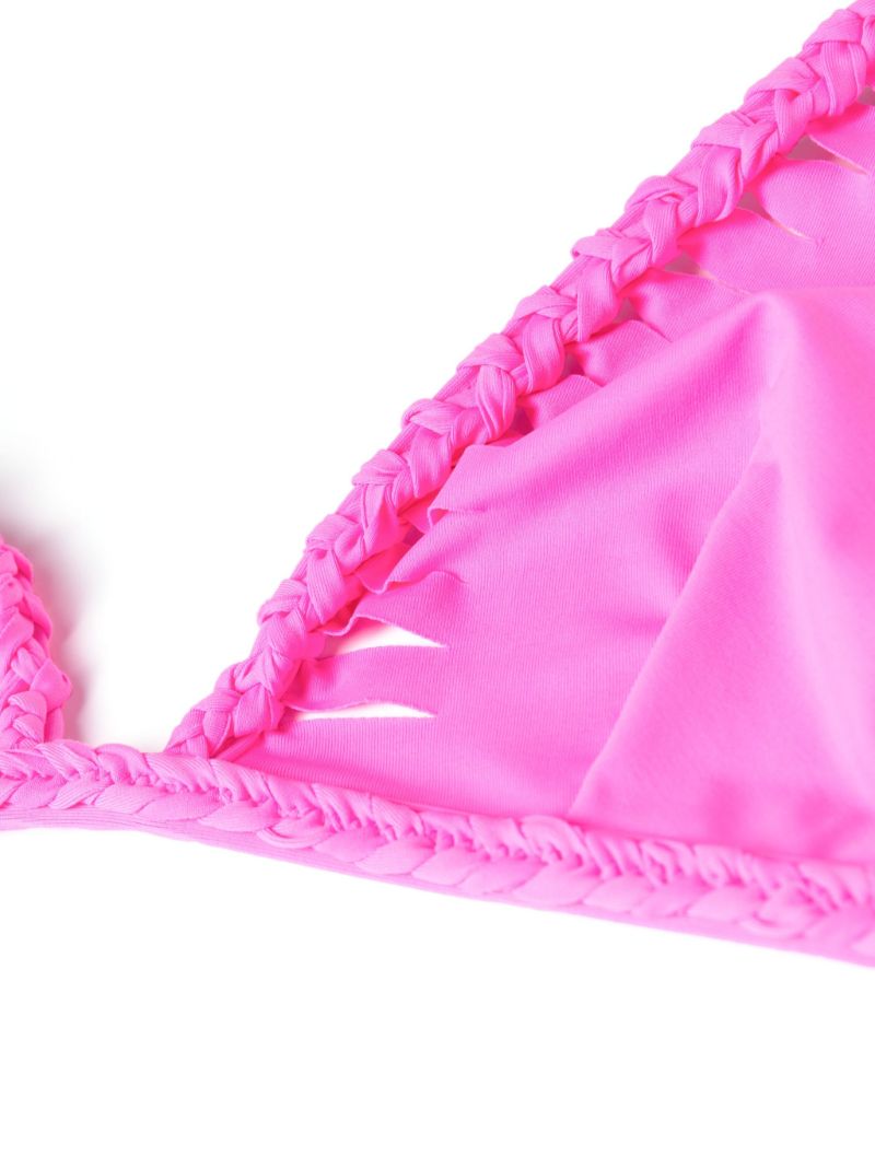 Pink Sofi Braided Bikini Top