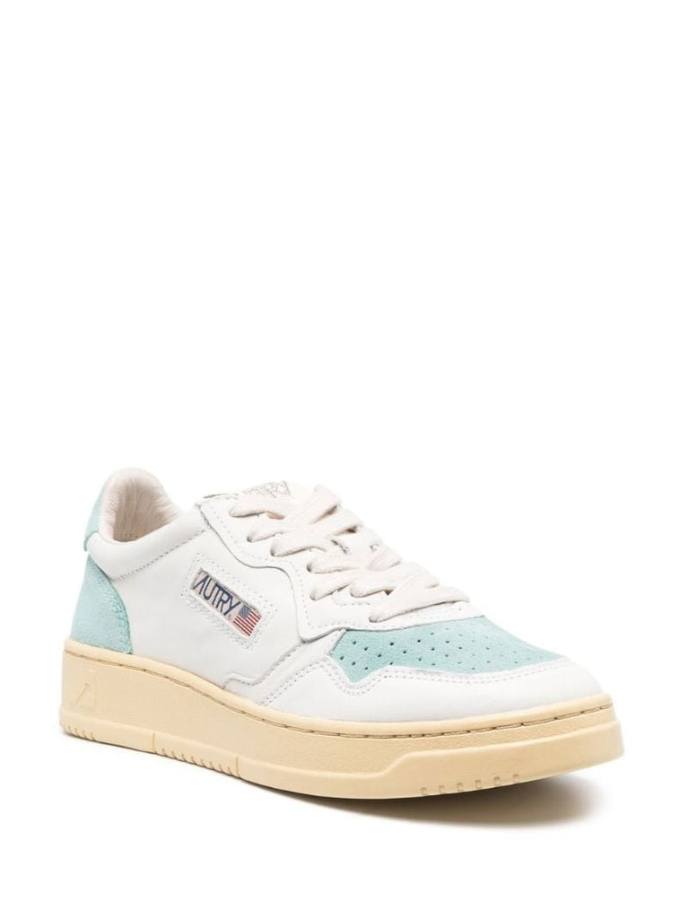 White Action Leather Sneakers