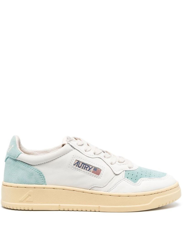 White Action Leather Sneakers