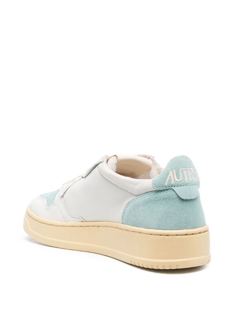 White Action Leather Sneakers