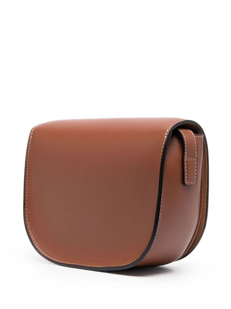 Brown Folco Cuir Triomphe Shoulder Bag