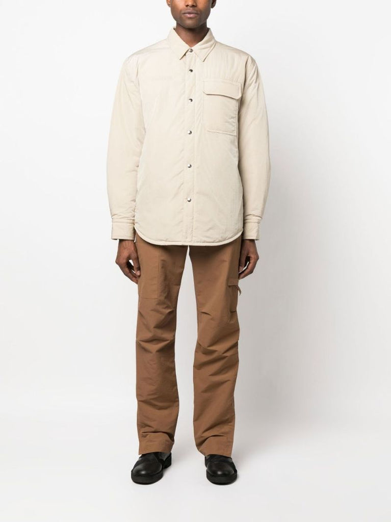 Brown Straight-leg Utility Trousers