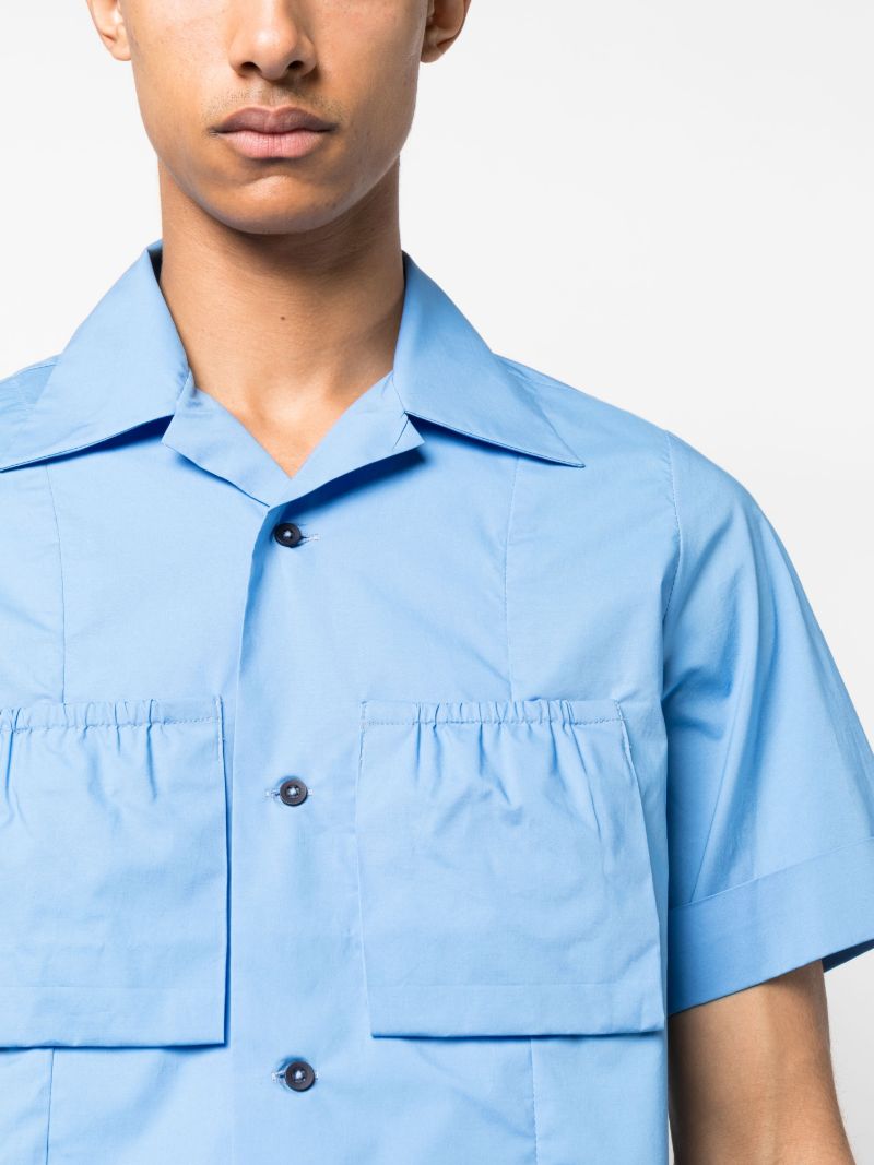 Blue Safari Short Sleeve Shirt