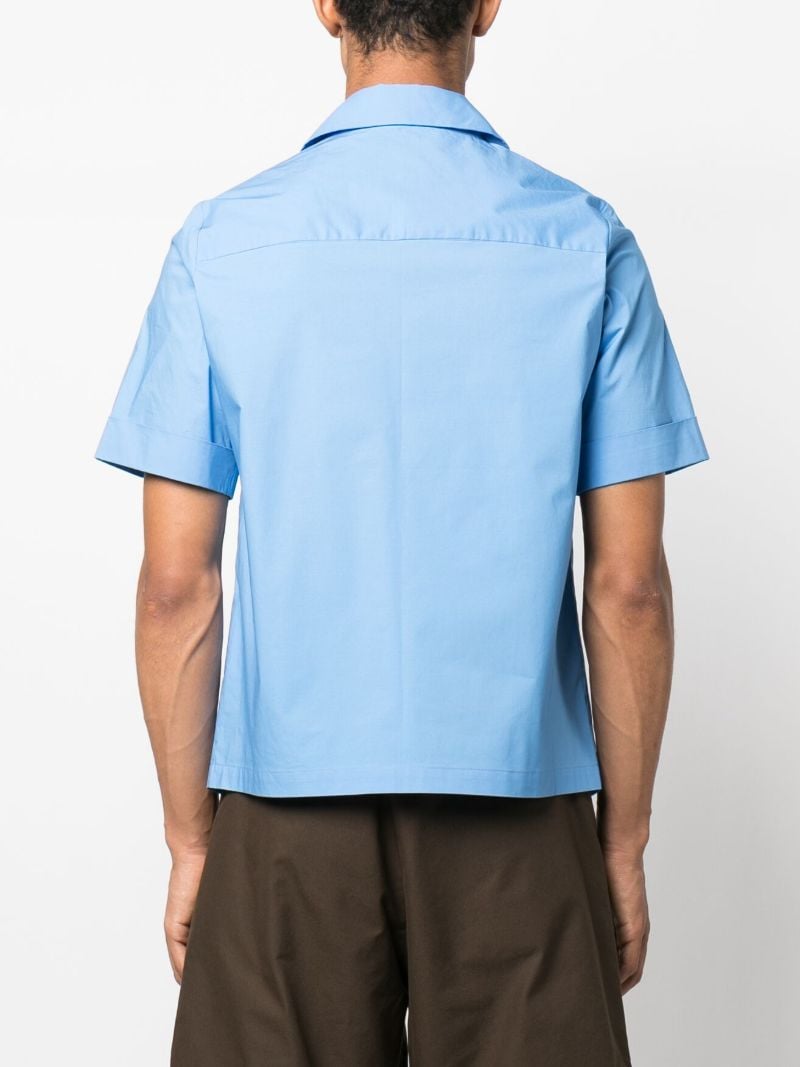 Blue Safari Short Sleeve Shirt