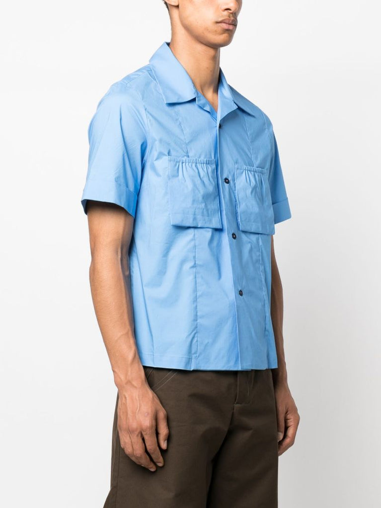 Blue Safari Short Sleeve Shirt