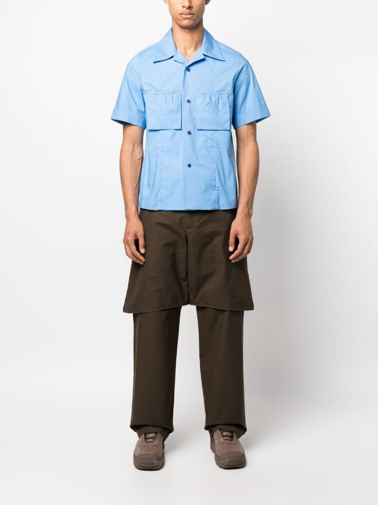 Blue Safari Short Sleeve Shirt