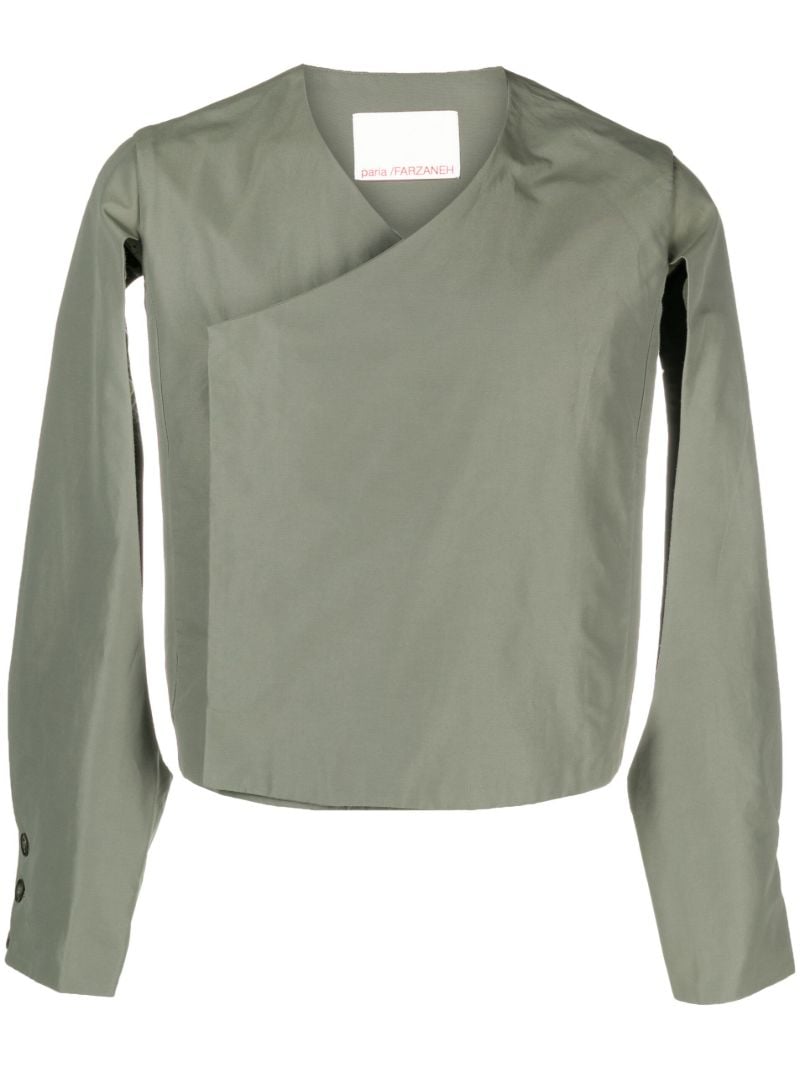 Green Kurmanji Cut-out Jacket