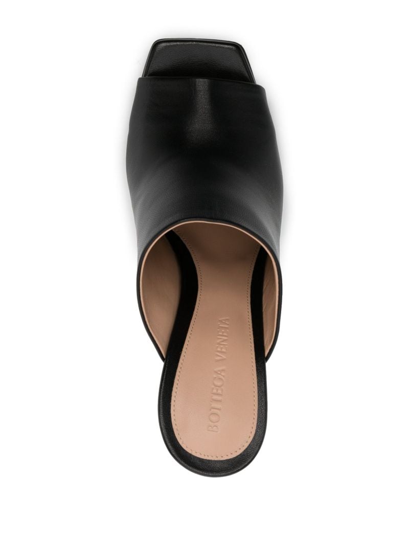 Black Knot 90 Leather Mules
