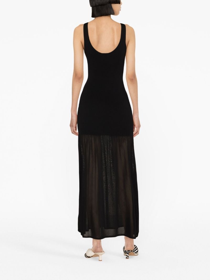 Black Knitted Maxi Dress